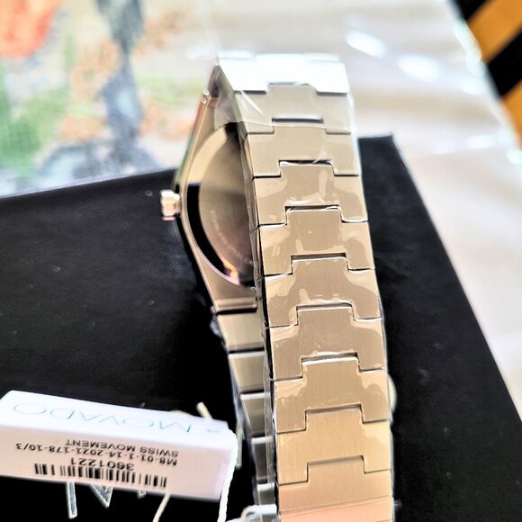 Movado Men's Bold Quest Sunray Navy Blue Dial Swiss Watch - Picture 3 of 7